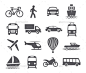 交通图标-杂项图标Transport Icons - Miscellaneous Icons空气、飞机、飞机、气球,自行车,自行车,自行车,船,公共汽车,出租车,汽车,克鲁斯,直升机,图标,飞机,卡车,汽车,摩托车,飞机,道路,公路,船,出租车,火车,电车,交通,旅游,卡车,汽车,游艇 air, aircraft, airplane, balloon, bicycle, bike, biking, boat, bus, cab, car, cruise, helicopter, icons, jet, l