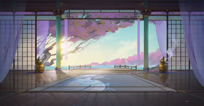 给大唐无双手游超话 画的选人界面 ​​...