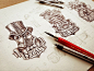 鼓舞人心的logo草图 : 
创建一个新的logo,不是简单启动Photoshop和Illustrator来绘出你的脑海中的想法。logo需要很大的创意,在确定最终版本之前通常你必须经历许多不同的idea。没有计划的花费着你的纸张跟时间…
