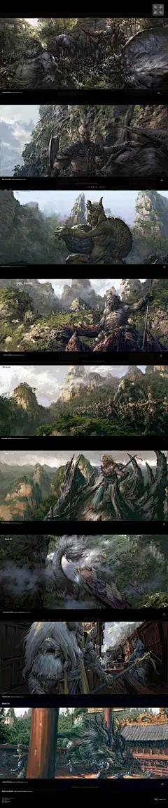 CG游戏原画科幻魔幻场景概念设定图集丨宇宙外星飞船/动画漫画电影CG概念手绘创作
