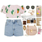 A fashion look from July 2015 featuring off the shoulder crop top, Topshop and white sandals. Browse and shop related looks.