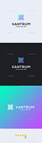 Xantrum • Letter X Logo Template - Letters Logo Templates