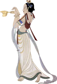 【米图网-52mitu.com】敦煌 人物 飞天 神仙 仙人 菩萨 佛 插画 手绘 复古敦煌