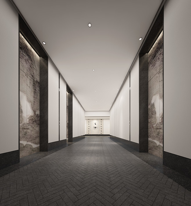 新中式酒店走廊1