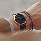 The 40 - Rose Gold/Brown Leather : High quality MVMT Watch product