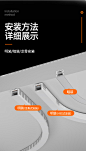 LED软硅胶灯带线条灯嵌入式24V防水可弯曲线形灯槽软胶灯带柔性-tmall.com天猫