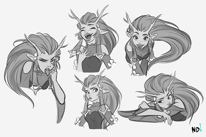 Blue Dragon characte...