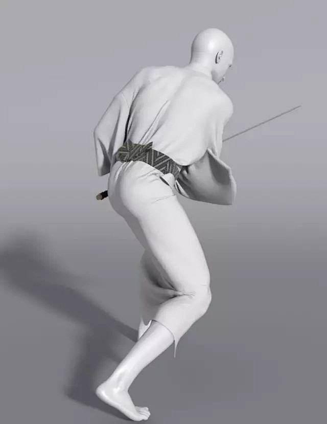 【绘画参考】武士的日常（包括服装、提刀、...