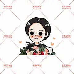 豆豆头像 手绘头像 情侣头像 女生头像 男生头像 Q版头像 可爱个性手绘 卡通头像 动漫少女 二次元头像 简笔画 超仙头像 可爱头像