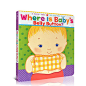现货 Where Is Baby's Belly Button英文原版绘本童书Karen Katz凯伦卡茨宝宝的肚脐眼在哪里纸板翻翻书1-4岁儿童启蒙故事图书音频