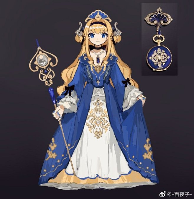 为了凑cp搞了一对，大概是骑士×女王这样...