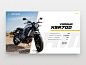 DailyUI Moto自行车Web Sport Moto Auto Interface UI UX Clean