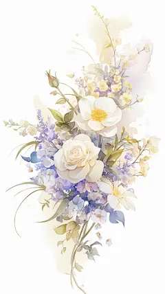 AI绘图-即梦AI，素锦、风景、花卉3