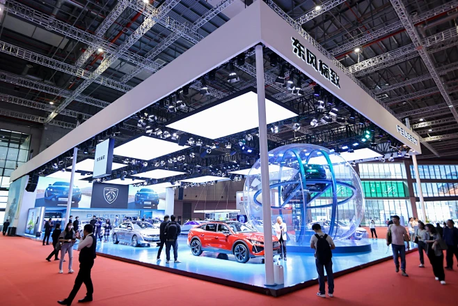 2023上海国际车展丨东风标致展台-花瓣网