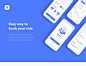 Ride Sharing Mobile App UI UX