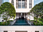 泰国曼谷上思睿 XXXIX豪华公寓屋顶架空层景观 by shma-mooool设计
