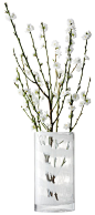 #LSAinternational - collection Linen - vase H32m - verre soufflé bouche - LSA INTERNATIONAL http://www.lsa-international.com/