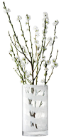 #LSAinternational - collection Linen - vase H32m - verre soufflé bouche - LSA INTERNATIONAL  http://www.lsa-international.com/