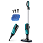 Amazon.com - Kenmore SM2050 2-in-1 Steam Mop Hard Floor Cleaner with 2 Modes & 2pcs Washable Pads for Carpets, Rugs and Upholstery, Green