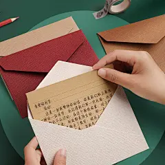 加厚信纸信封套装高级感手写情书送女友送男友表白生日贺卡学生用好看的简约浪漫可爱精美书写信笺信签纸-tmall.com天猫