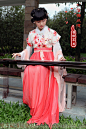 忆梅容.羽 【落梅成忆】 双玉瓯.女装 汉服 高腰襦裙+半臂套装-淘宝网