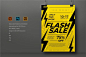 大卖场促销活动广告海报易定制编辑设计模板素材下载 Flash Sale Template