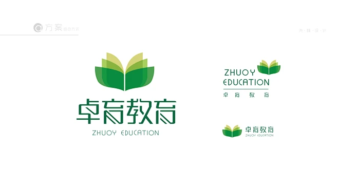 BRUNO设计 卓育教育集团Logo 来自特创易创意设计平台图片编号2-卓育教育集团-花瓣网