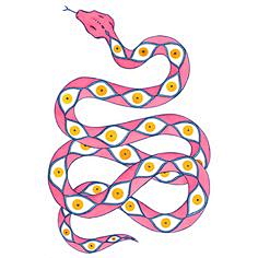 Charice采集到插画-动物-蛇