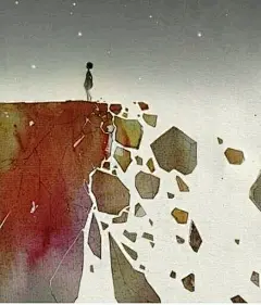 那时我们有梦，
关于文学，
关于爱情，
关于穿越世界的旅行。
如今我们深夜饮酒，
杯子碰到一起， 
都是梦破碎的声音。