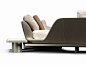 Leather sofa with chaise longue SEGNO | Sofa with chaise longue by Reflex_3