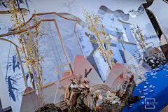 MLILI婚礼策划-绍兴小咸亨 蓝色中式婚礼-真实婚礼案例-MLILI婚礼策划作品-喜结网