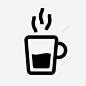 热咖啡杯子蒸汽图标高清素材 杯子 热咖啡 蒸汽 icon 标识 标志 UI图标 设计图片 免费下载 页面网页 平面电商 创意素材