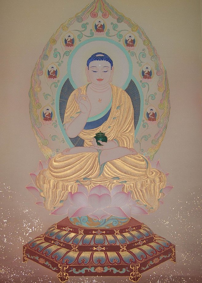 工笔画网路佛画