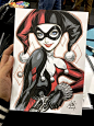 COMIC ART SHOWCASE — MJ,Harley Quinn,Batgirl by Artgerm