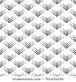 Vector seamless texture. Modern abstract background. Monochrome geometric pattern of points of different sizes