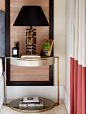 Chiltern Place Apartment | Elicyon : This grand show apartment, located in one of London’s most prestigious postcodes, was created in a truly unique and eclectic style. The warm base palette is complemented with nude and blush colours and enhanced by brig