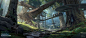 shaddy safadi, concept art, bluestreak boss key productions, cliffy b, digital painting, endor, cliff blezinski, one pixel brush, project bluestreak