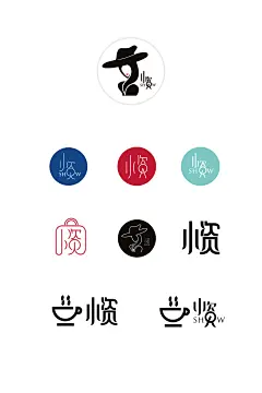 小资 logo头像字体设计