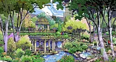 90张景观设计公司项目手绘效果图