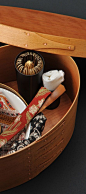 Japanese tea ceremony utensils: 