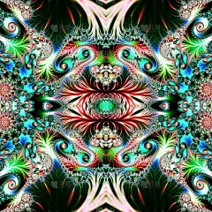 螺旋图案的多色背景。创意设计艺术品