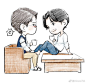 #镇魂#  各种挂着躺着歪着就是不好好坐着的赵处(◍ ´꒳` ◍)早晚会被……………… ​​​   绘师：@Hiroro711
