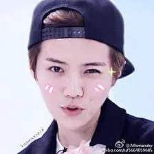 鹿晗童鞋的魔性表情包来啦~咔咔~O(∩_∩)O~_纳兰狐魅图片专辑-堆糖