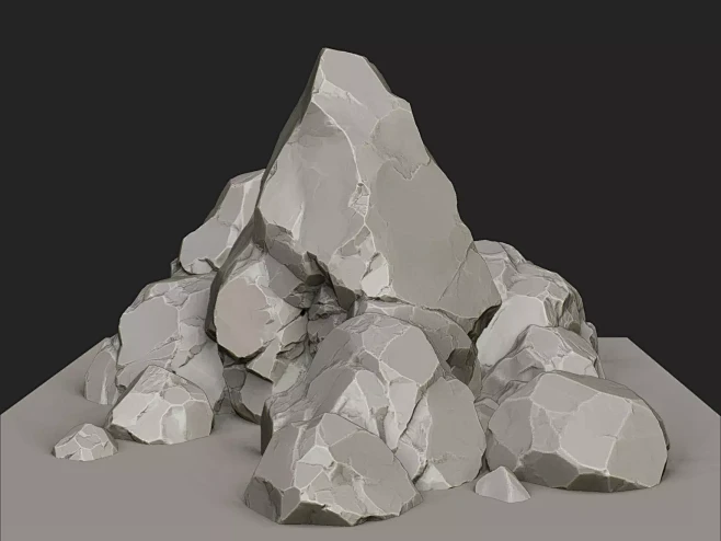 ZBrush石头雕刻训练营[第五期]-花瓣网