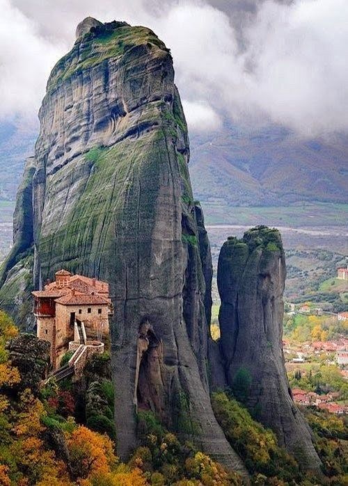 Cliffs, Meteora, Gre...