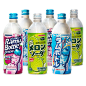 日本进口SANGARIA三佳利桑戈利亚葡萄味哈密瓜味碳酸饮料波子汽水