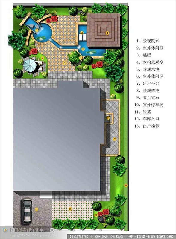 庭院园林设计_@宇飞视觉