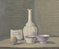 Still Life
艺术家：莫兰迪
年份：1946
材质：Oil on canvas
尺寸：37.5 x 45.7 CM