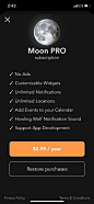 A mobile paywall by Moon Phases and Lunar Calendar from Adapty's collection
