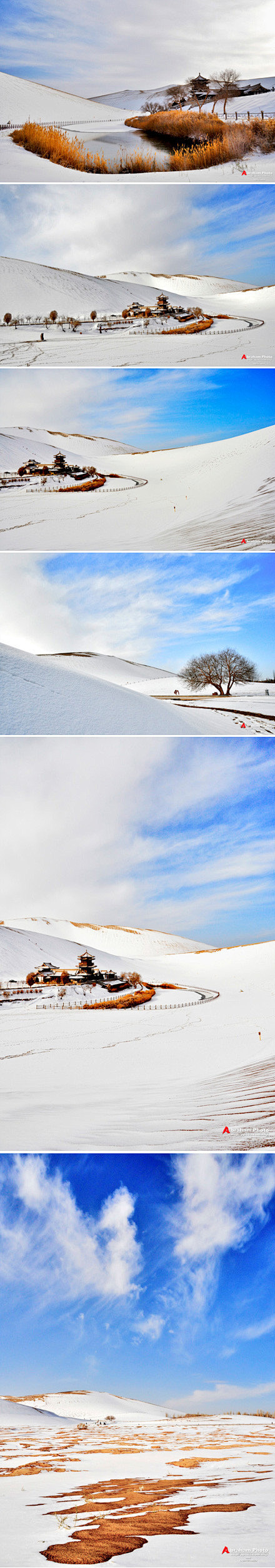 2012敦煌的第一场雪